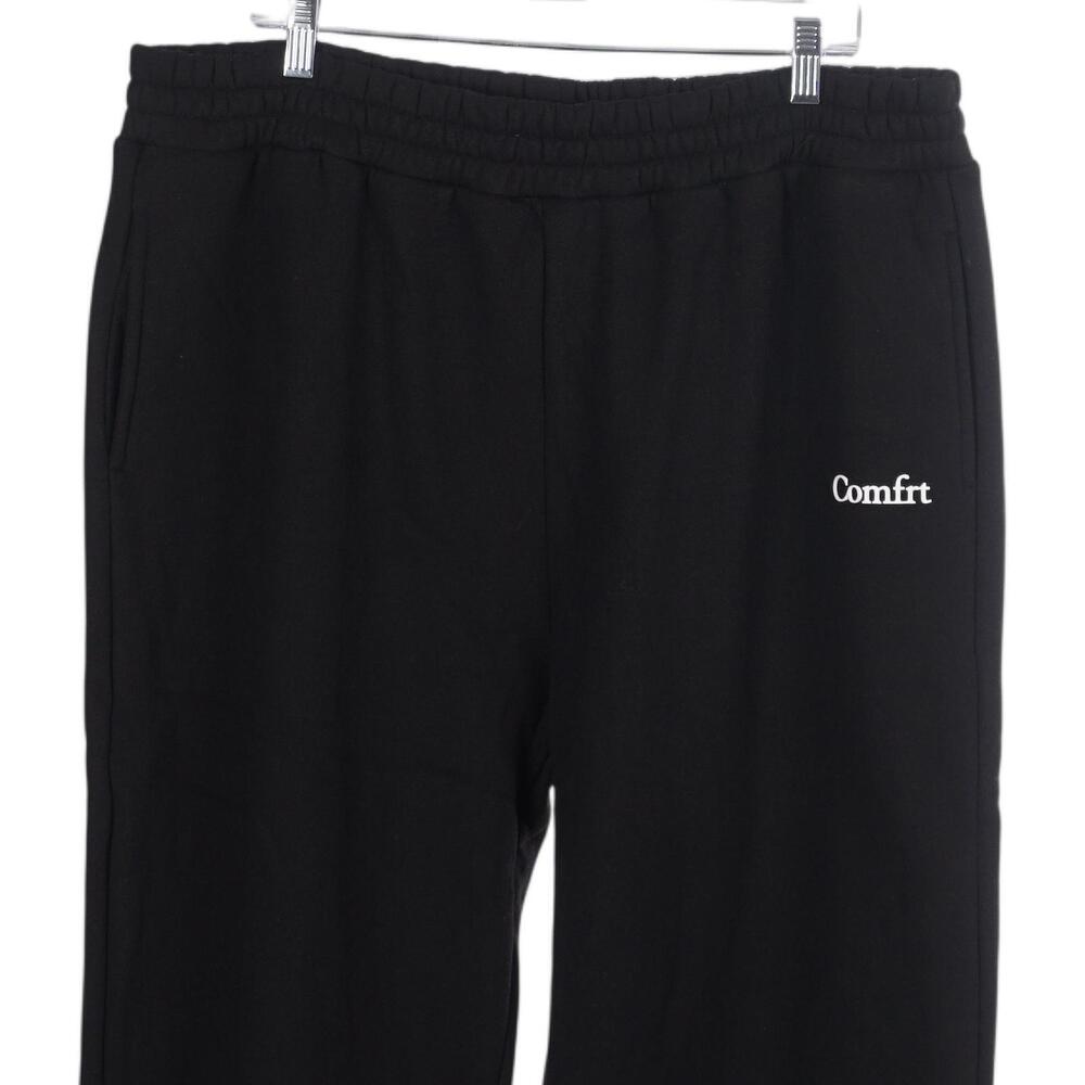 Comfrt Sweatpants 2XL Black Pull On Elastic Waist Pockets Cotton Blend - Picture 2 of 5